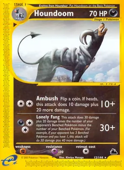 Houndoom [Ambush | Lonely Fang] 카드 이미지