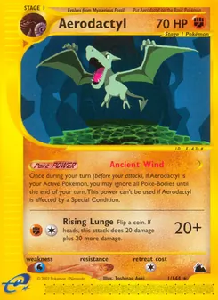 Aerodactyl [Ancient Wind | Rising Lunge] 카드 이미지