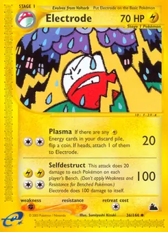 Electrode [Plasma | Selfdestruct] 카드 이미지