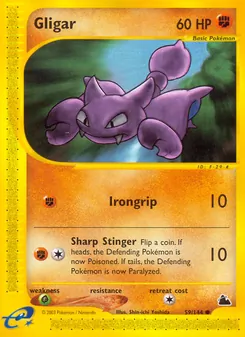 Gligar [Irongrip | Sharp Stinger] 카드 이미지