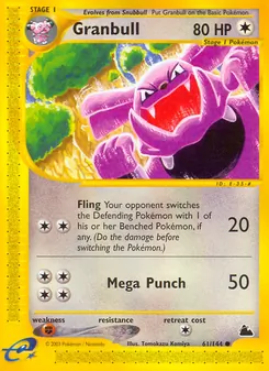 Granbull [Fling | Mega Punch] 카드 이미지