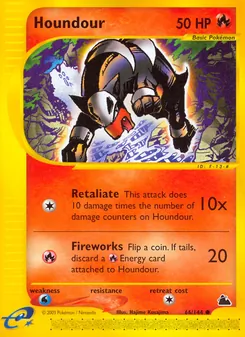 Houndour [Retaliate | Fireworks] 카드 이미지