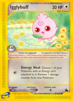 Igglybuff [Energy Heal] 카드 이미지