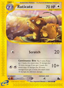 Raticate [Scratch | Continuous Bite] 카드 이미지