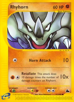 Rhyhorn [Horn Attack | Retaliate] 카드 이미지