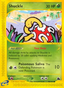 Shuckle [Vase Body | Poisonous Saliva]