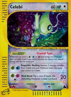 Celebi [Crystal Type | Empathic Healing | Mind Bend] 카드 이미지