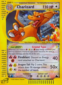 Charizard [Crystal Type | Fireblast | Dragon Tail] 카드 이미지