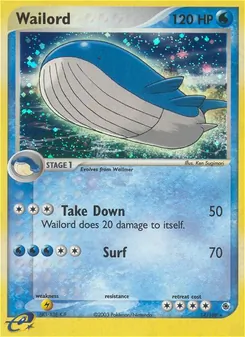 Wailord [Take Down | Surf] 카드 이미지