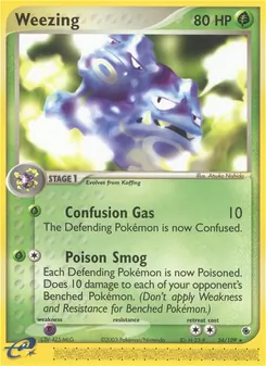 Weezing [Confusion Gas | Poison Smog]