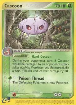 Cascoon [Hard Cocoon | Poison Thread] 카드 이미지