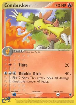 Combusken [Flare | Double Kick] 카드 이미지
