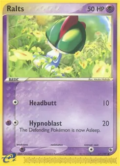 Ralts [Headbutt | Hypnoblast] 카드 이미지