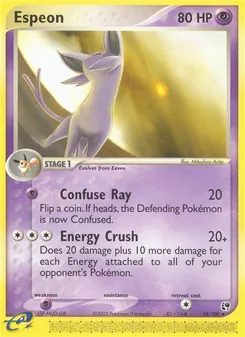 Espeon [Confuse Ray | Energy Crush] 카드 이미지