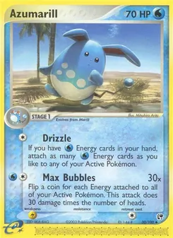 Azumarill [Drizzle | Max Bubbles]