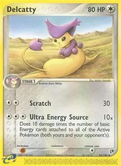 Delcatty [Scratch | Ultra Energy Source] 카드 이미지