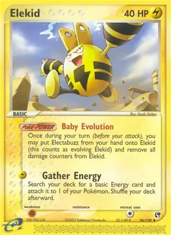 Elekid [Baby Evolution | Gather Energy] 카드 이미지