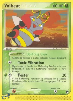 Volbeat [Uplifting Glow | Toxic Vibration | Pester] 카드 이미지
