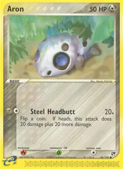 Aron [Steel Headbutt] 카드 이미지