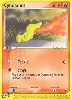 Cyndaquil [Tackle | Singe] 카드 이미지