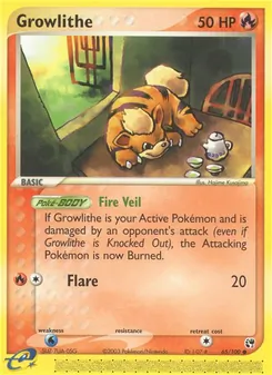 Growlithe [Fire Veil | Flare] 카드 이미지