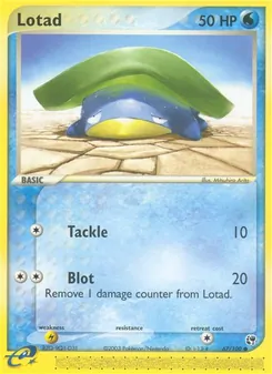 Lotad [Tackle | Blot]