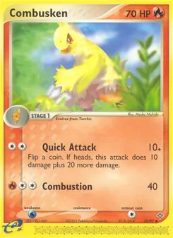 Combusken [Quick Attack | Combustion] 카드 이미지
