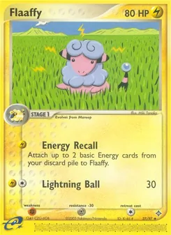 Flaaffy [Energy Recall | Lightning Ball] 카드 이미지