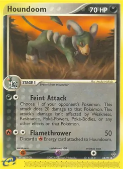 Houndoom [Feint Attack | Flamethrower]