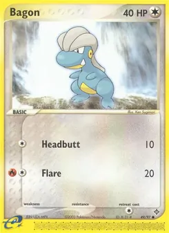 Bagon [Headbutt | Flare] 카드 이미지