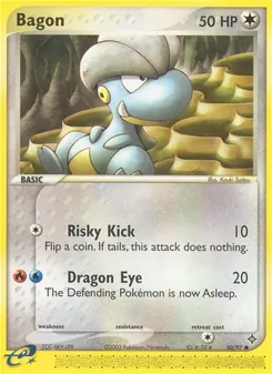 Bagon [Risky Kick | Dragon Eye] 카드 이미지
