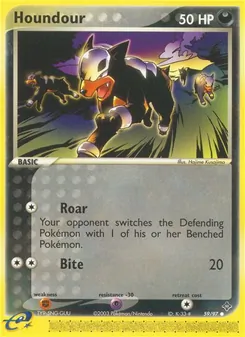 Houndour [Roar | Bite] 카드 이미지
