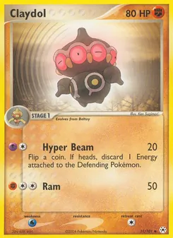 Claydol [Hyper Beam | Ram] 카드 이미지