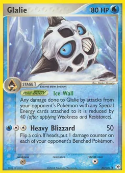 Glalie [Ice Wall | Heavy Blizzard] 카드 이미지