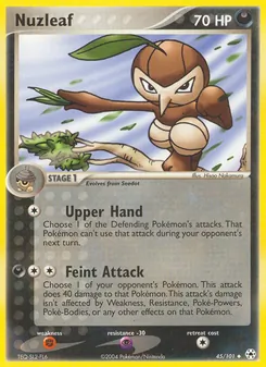 Nuzleaf [Upper Hand | Feint Attack]