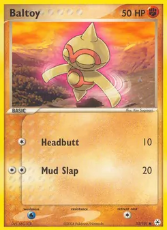Baltoy [Headbutt | Mud Slap] 카드 이미지