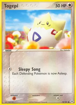 Togepi [Sleepy Song] 카드 이미지