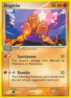 Dugtrio [Sonicboom | Rumble] 카드 이미지