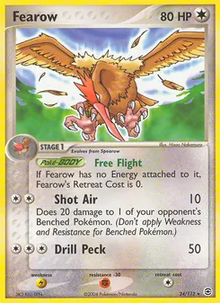 Fearow [Free Flight | Shot Air | Drill Peck] 카드 이미지