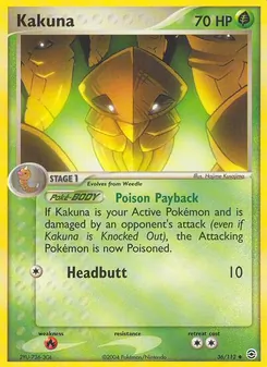 Kakuna [Poison Payback | Headbutt] 카드 이미지