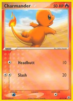 Charmander [Headbutt | Slash] 카드 이미지