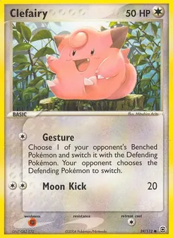 Clefairy [Gesture | Moon Kick] 카드 이미지