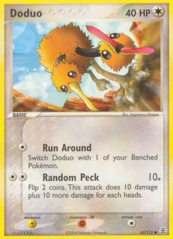 Doduo [Run Around | Random Peck] 카드 이미지