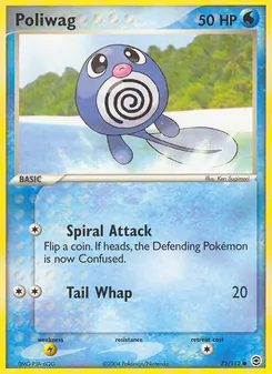 Poliwag [Spiral Attack | Tail Whap] 카드 이미지