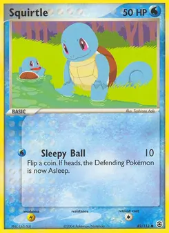 Squirtle [Sleepy Ball] 카드 이미지