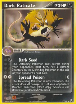 Dark Raticate [Dark Seed | Spread Poison] 카드 이미지