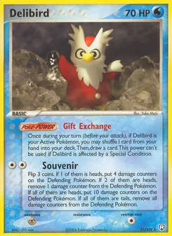 Delibird [Gift Exchange | Souvenir] 카드 이미지
