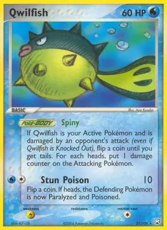 Qwilfish [Spiny | Stun Poison] 카드 이미지