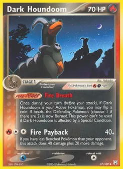 Dark Houndoom [Fire Breath | Fire Payback] 카드 이미지