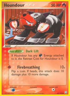 Houndour [Dark Lift | Firebreathing] 카드 이미지